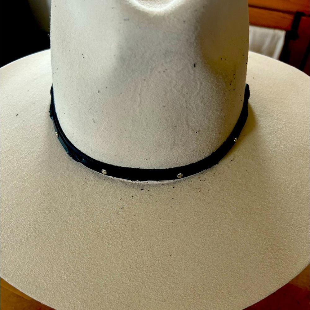 Vintage Leather Adjustable Cowboy Hatband